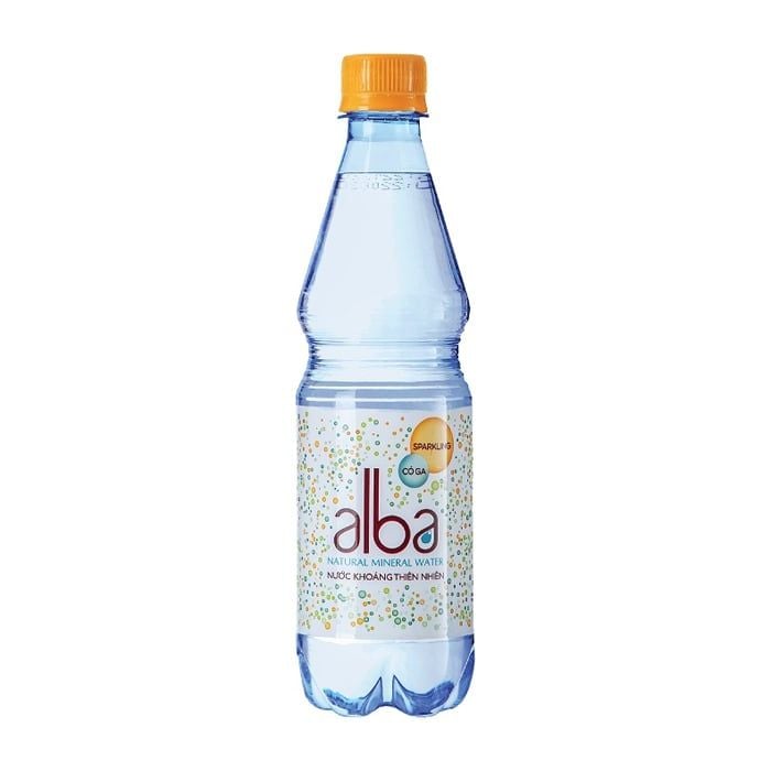 Nước Khoáng Có Gaz Chai Pet Alba 500Ml- 