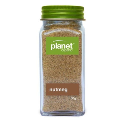 Organic Ground Nutmeg Planet Organic 50G- Org Ground Nutmeg Planet Organic 50G