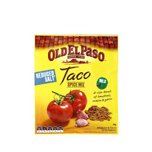 Seasoning Taco Reduced Salt Old El Paso 30G- Seasoning Taco Reduced Salt Old El Paso 30G