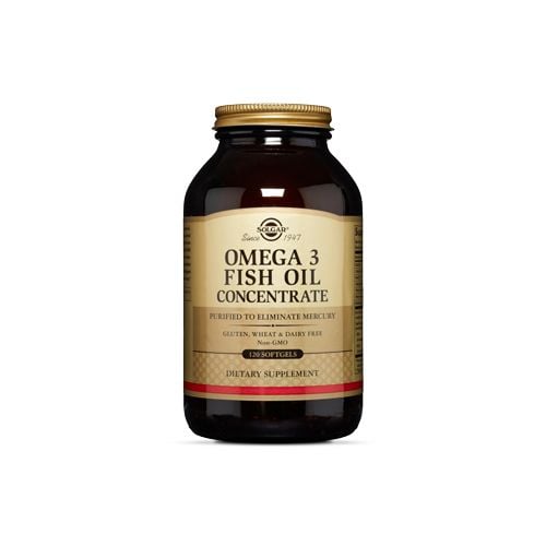 Viên Uống Omega 3 Fish Oil Concentrate Solgar 120 Viên- 