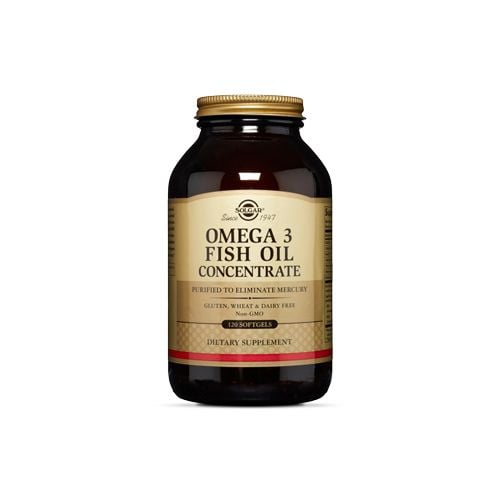 Omega 3 Fish Oil Concentrate Solgar 120 Softgels
