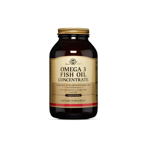 Omega 3 Fish Oil Concentrate Solgar 120 Softgels- 