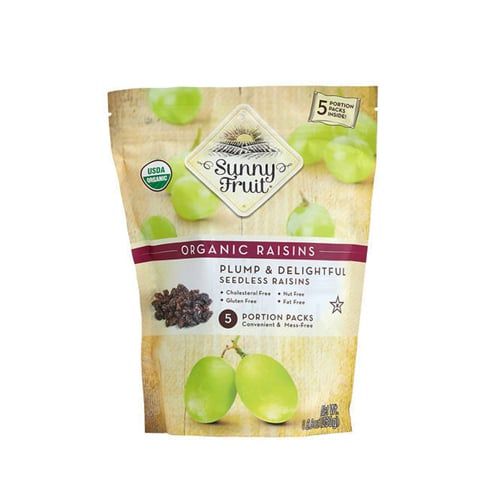 Organic Dried Raisins Sunny Fruit 250G- 