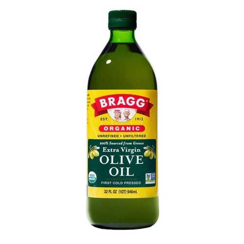 Dầu Olive Ép Lạnh Hữu Cơ Bragg 946Ml- 