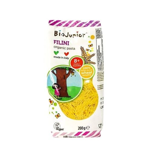 Mì Ăn Dặm Hữu Cơ Cho Bé Dạng Sợi Bio Junior 200G