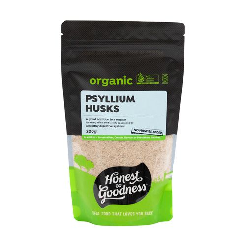 Organic Psyllium Husk Honest To Goodness 200G- Org Psyllium Husk Honest To Goodness 200G