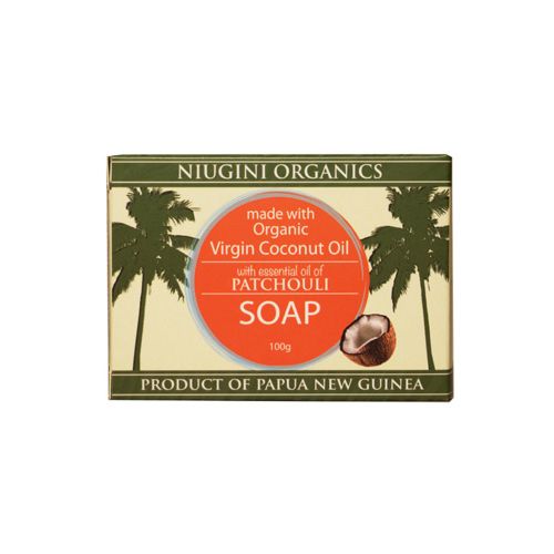 Organic Patchouli Coconut Soap Niugini 100G- Org Patchouli Coconut Soap Niugini 100G