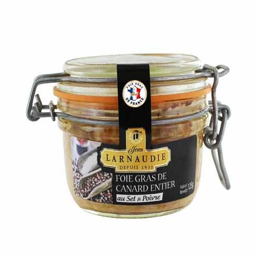 Whole Duck Foie Gras With Salt & Pepper 125G- 