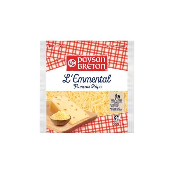 Shredded Emmental Paysan Breton 200G