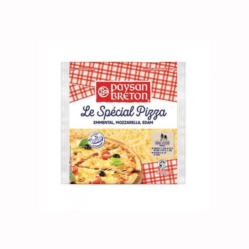 Shredded Mix Pizza Cheese Paysan Breton 200G