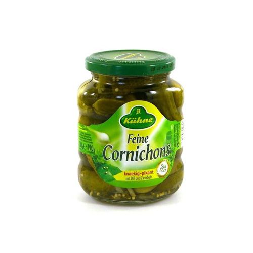 Pickled Cornichons Kuehne 330G- 