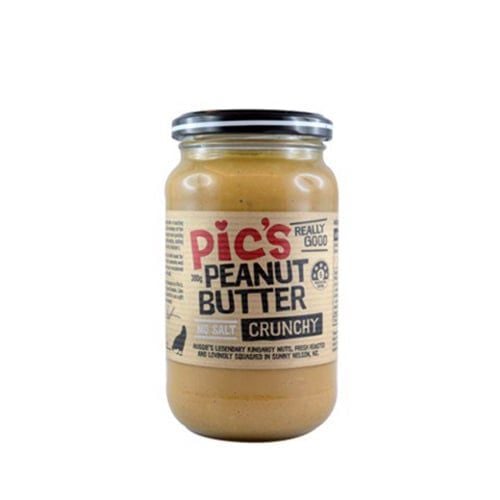 Peanut Butter No Salt Crunchy Pics 380G- Peanut Butter No Salt Crunchy Pics 380G