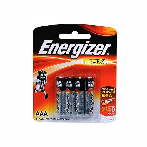 Battery Aaa Max Energizer E92 Bp4- 