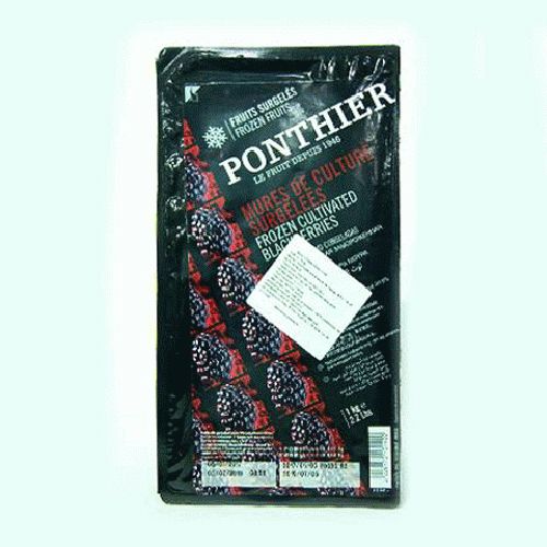 Iqf Frozen Blackberries Ponthier 1Kg- Iqf Frozen Blackberries Ponthier 1Kg