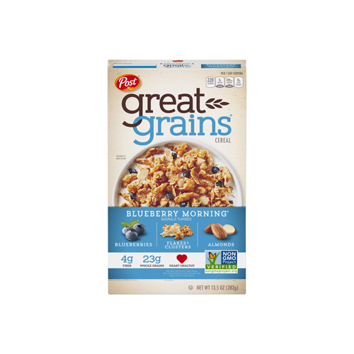 Blueberry Morning Cereal Post 382G- Blueberry Morning Cereal Post 382G