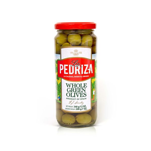 Plain Green Olives La Pedriza 340G- Plain Green Olives La Pedriza 340G