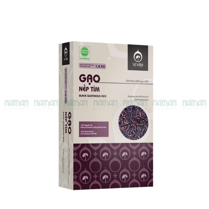 Gạo Nếp Tím Vị Việt 1kg8- 