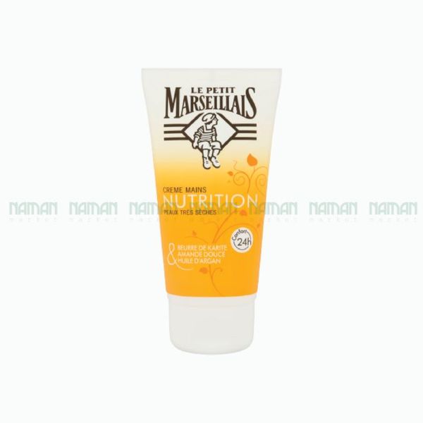 Hand Cream Shea Butter Sweet Almond Argan Oil Le Petit Marseillais 75ml