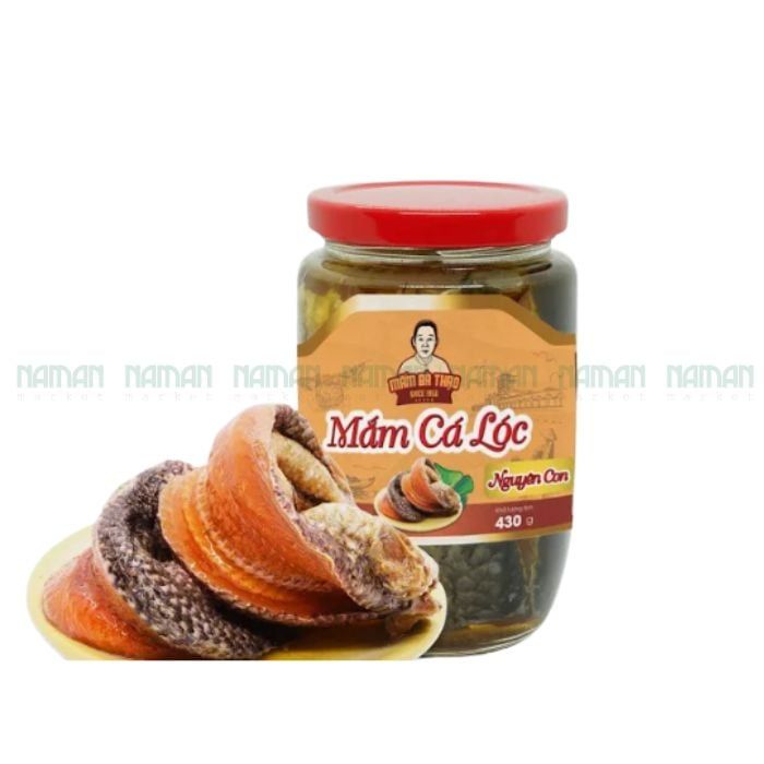 Mắm Cá Lóc Nguyên Con Bà Ba Thạo 430G- 