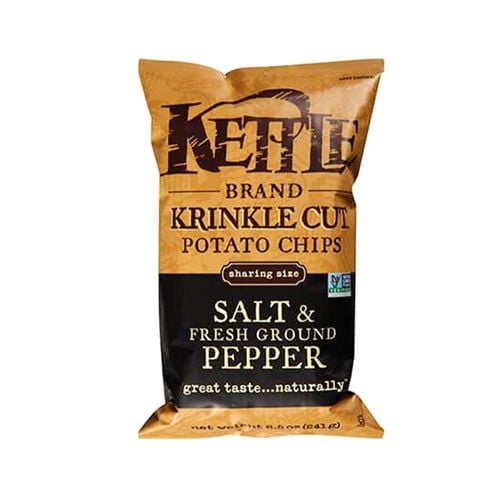 Salt & Ground Pepper Chips Kettle 142G