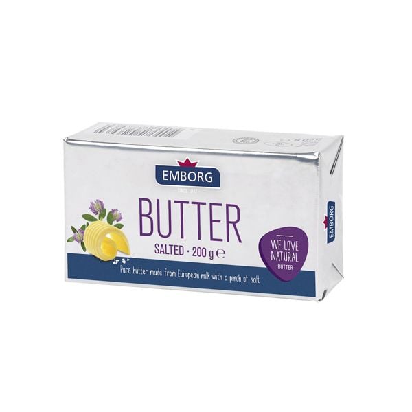 Salted Butter Emborg 200G