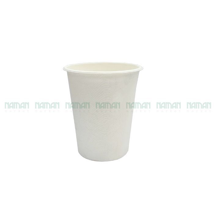 Disposable Bagasse Cups Spriing 240Ml 10 Pcs