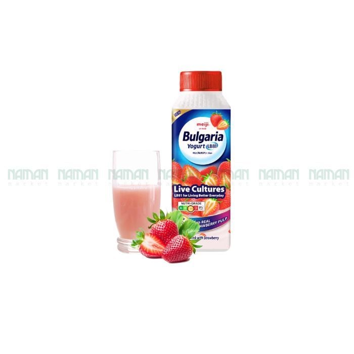 Sữa Chua Uống Bulgaria Vị Dâu Meiji 150Ml
