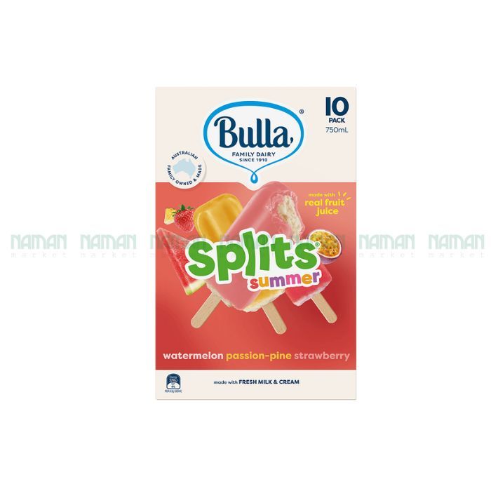 Popsicle Wildberry-Tropical Orange Bulla Splits 63Gx10