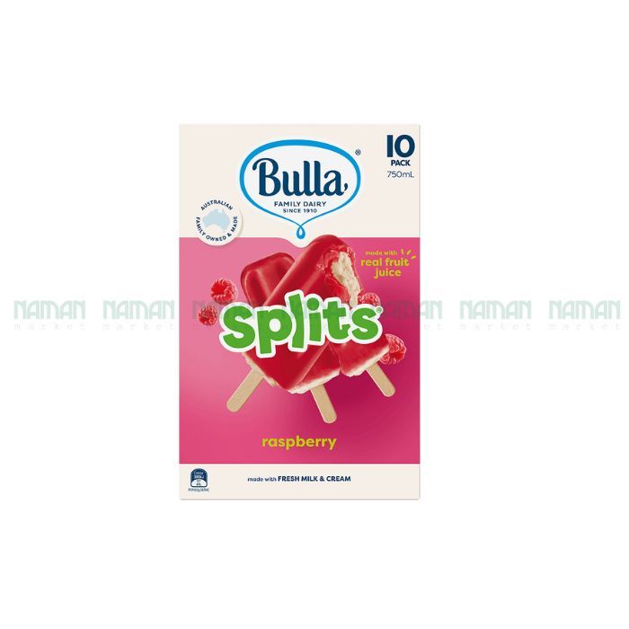 Popsicle Raspberry Bulla Splits 63Gx10