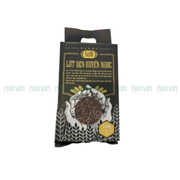 Gạo Lứt Đen Huyền Ngọc Cỏ May 2Kg