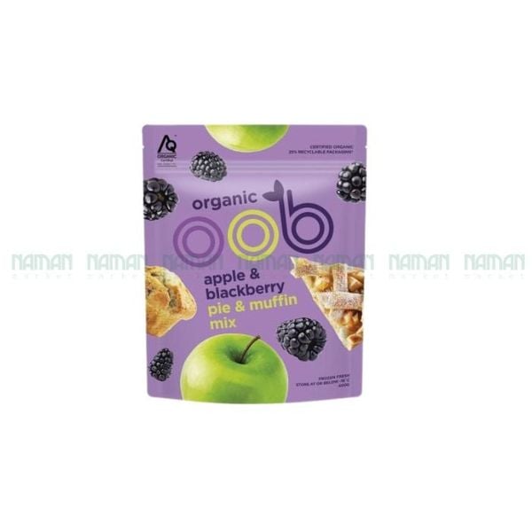 Hỗn Hợp Táo & Mâm Xôi Đen Hữu Cơ Làm Bánh Oob 400G