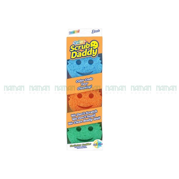 Set 3 Pack Sponge Colors Scrub Daddy