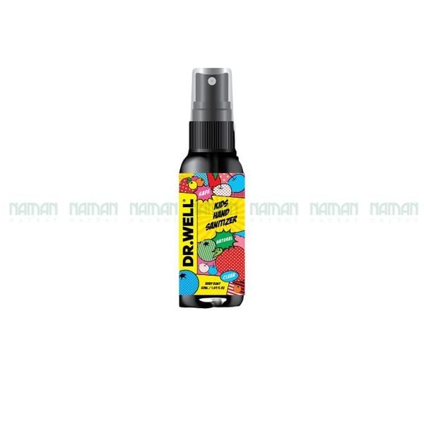 Nước Rửa Tay Khô Diệt Khuẩn Cho Trẻ Em DrWell 50Ml