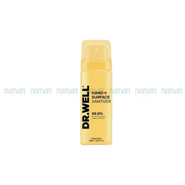 Nước Rửa Tay Khô Diệt Khuẩn Cam Chanh DrWell 50Ml
