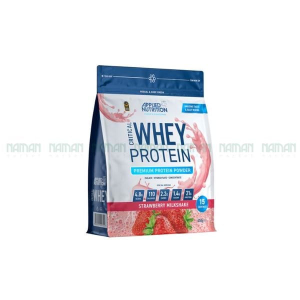 Bột Đạm Từ Sữa Nguyên Chất Vị Dâu Applied Nutrition 450G