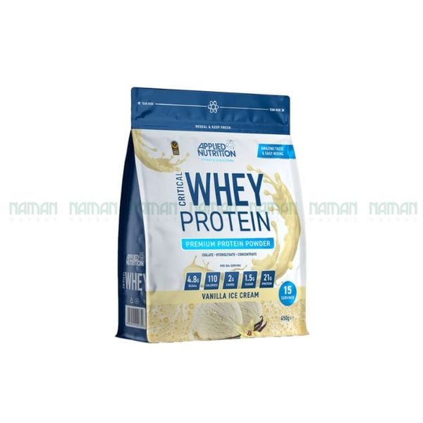 Bột Đạm Từ Sữa Nguyên Chất Vị Vani Applied Nutrition 450G