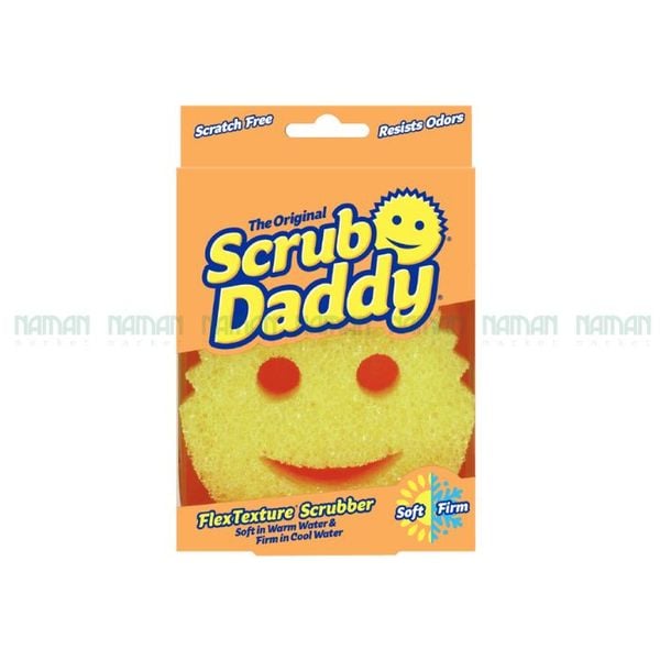 Miếng Bọt Biển Rửa Chén Màu Vàng Scrub Daddy