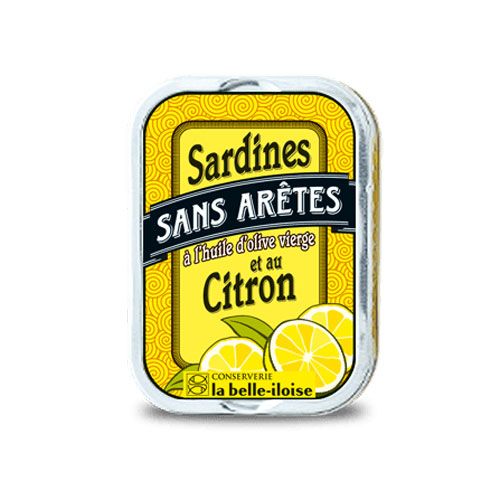Sardines In Can Lemon Flavour La Belle - Lloise 115G- 