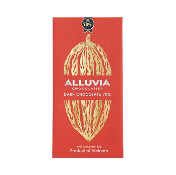 Chocolate Đắng 70% Alluvia 80G- 