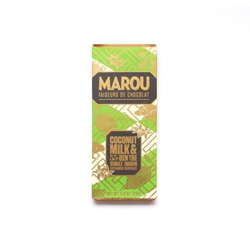 Chocolate Đen Vị Sữa Dừa 55% Ben Tre Marou 24G- Chocolate Đen Vị Sữa Dừa 55% Ben Tre Marou 24G