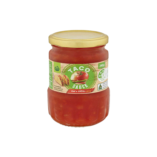Taco Sauce Mild Woolworths 240G Nam An Market