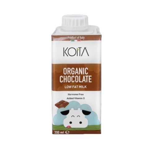 Sữa Bò Hữu Cơ Vị Chocolate Koita 200Ml- Sữa Bò Hữu Cơ Vị Chocolate Koita 200Ml