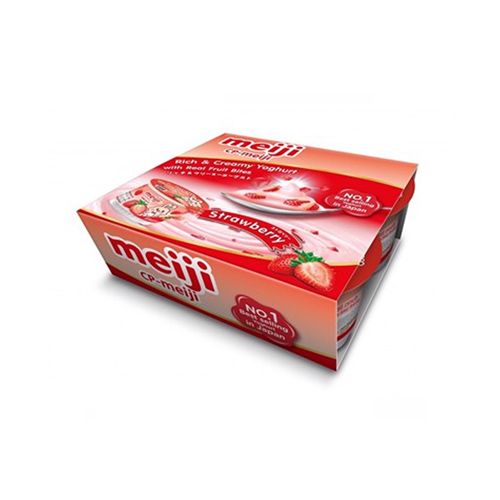 Yogurt With Strawberry Meiji 90Gx4- 