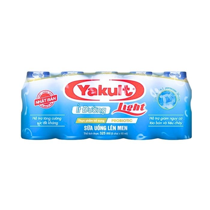 Sữa Chua Uống Yakult  Ít Đường 5Chai/Lốc- 