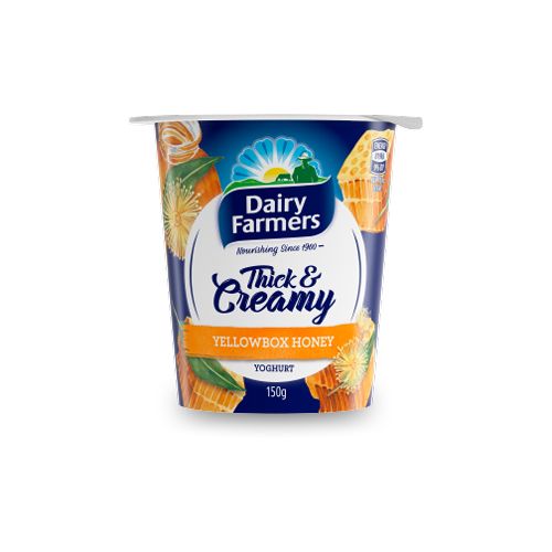 Thick & Creamy Honey Yogurt D.Farmers 150G- Thick & Creamy Honey Yogurt D.Farmers 150G