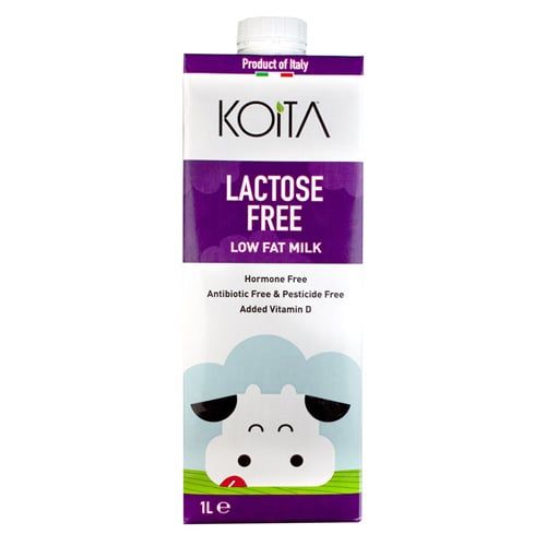 Sữa Hữu Cơ Tiệt Trùng Không Lactose Koita 1L- 