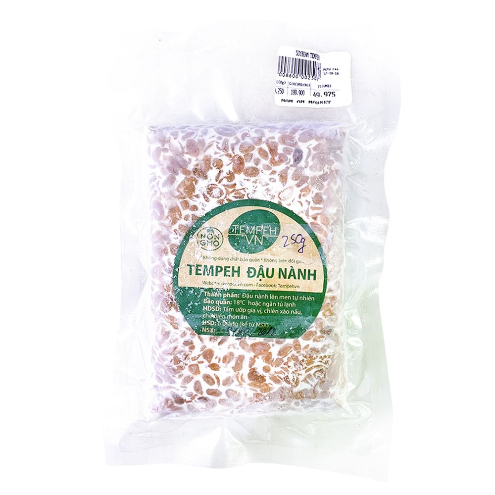 Soybean Tempeh 250G- soybean tempeh 250g