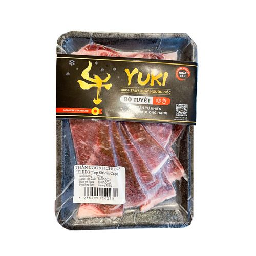 Thăn Ngoại Ichibo Bò Yuki Cắt Lát Đông Lạnh Yukibeef 200G- Thăn Ngoại Ichibo Bò Yuki Cắt Lát Đông Lạnh Yukibeef 200G