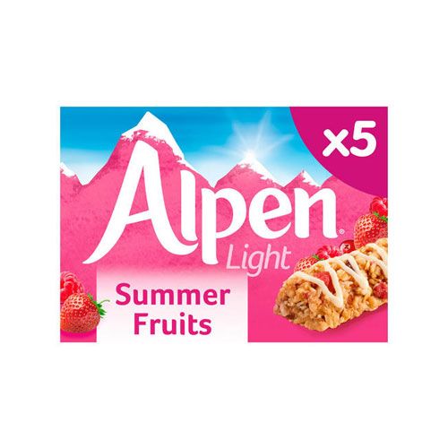 Energy Light Bar Summer Fruit Alpen 5X19G- 