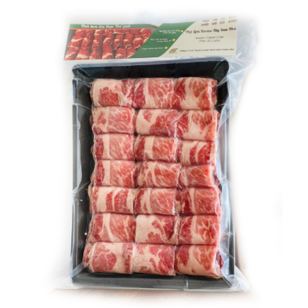 Thịt Cổ Cuộn Đông Lạnh Iberico 300G